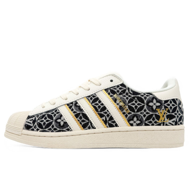 Adidas Superstar x Louis Vuitton Beige Black
