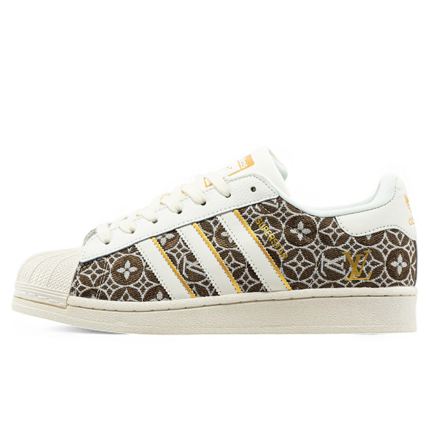 Adidas Superstar x Louis Vuitton Cream Brown