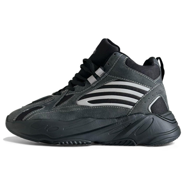 Adidas Yeezy Boost 700 V2 Grey Black З ХУТРОМ