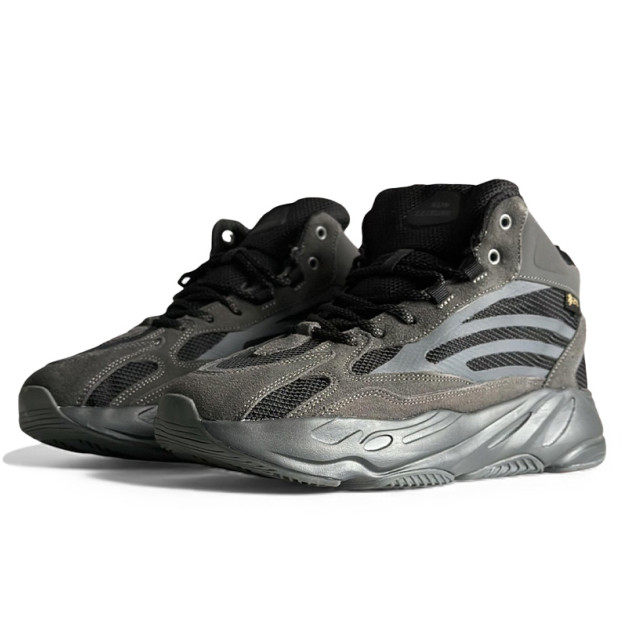 Adidas Yeezy Boost 700 Dark Grey Black З ХУТРОМ