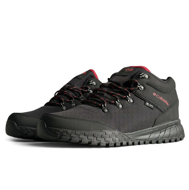 Columbia Fairbanks Waterproof Gore-Tex Mid Black Red