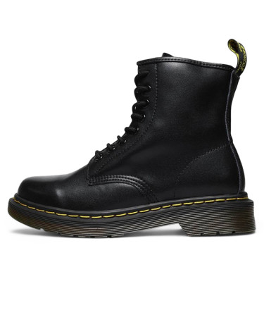 Dr. Martens 1460 Smooth Leather Lace Up Boots Black Two З ХУТРОМ