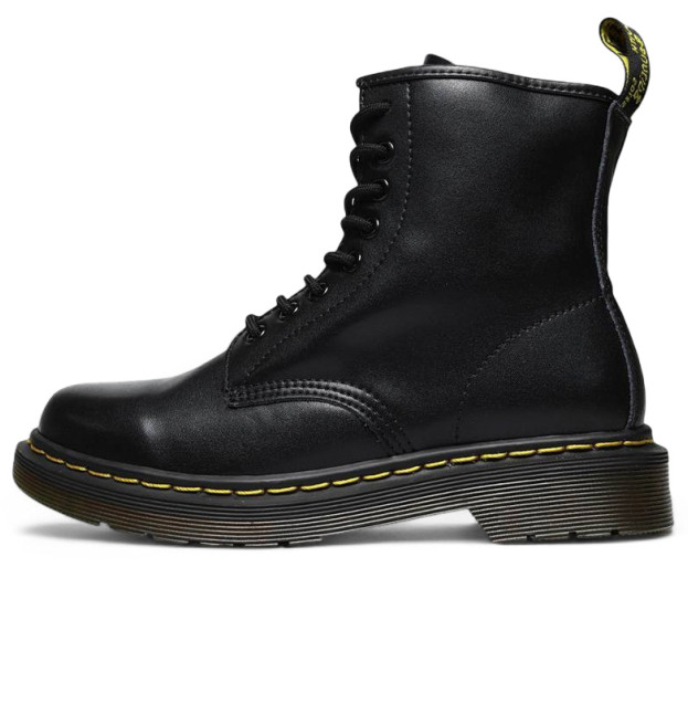 Dr. Martens 1460 Smooth Leather Lace Up Boots Black Two З ХУТРОМ