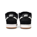 Nike SB Dunk Low Black White Gum З ХУТРОМ