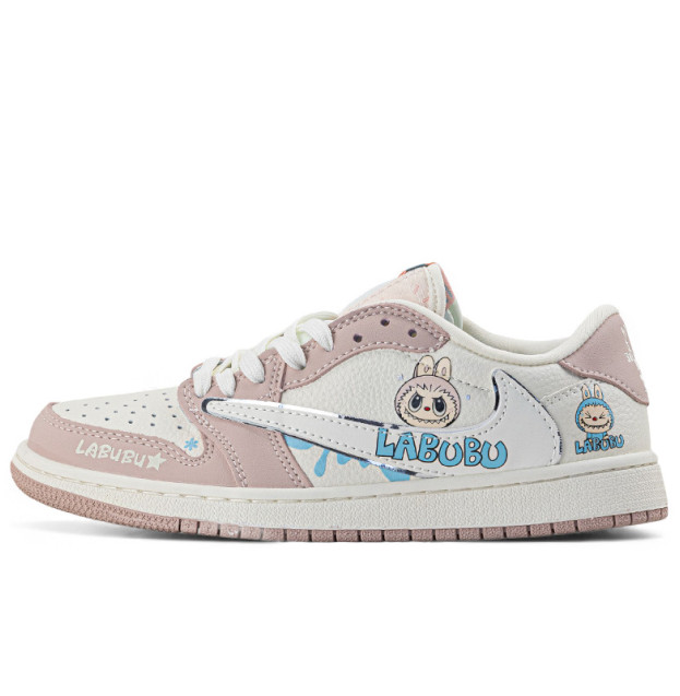 Jordan 1 Retro Low x Travis Scott x Labubu Pink