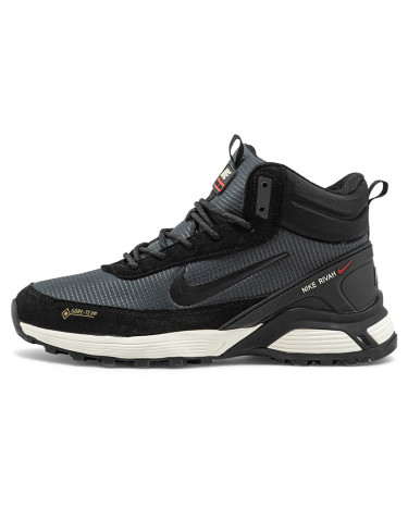 Nike Rivah High Gore-Tex Black Grey З ХУТРОМ