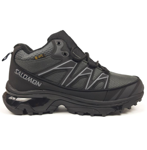 Salomon XT-6 Mid Gore-Tex Black Grey З ХУТРОМ