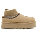 UGG Tasman Platform Sock Beige Brown
