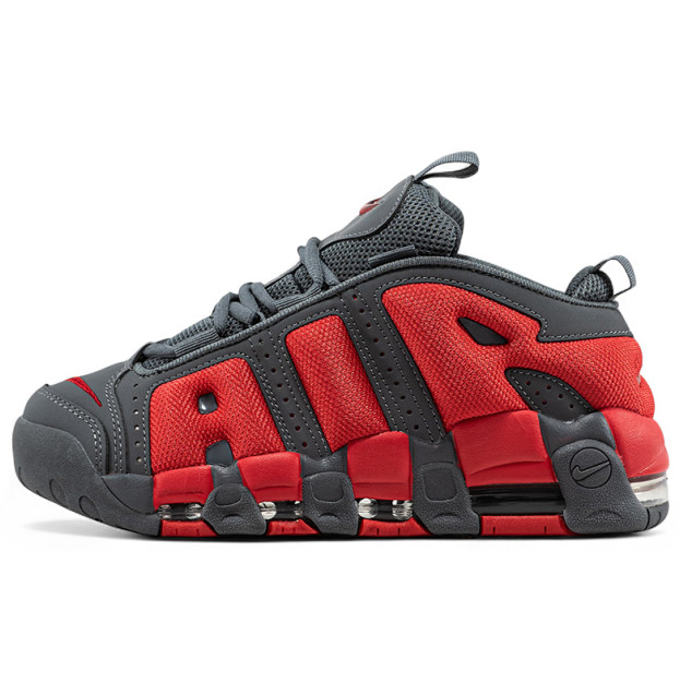 Nike Air More Uptempo Low Dark Grey Light Crimson FZ3055-002