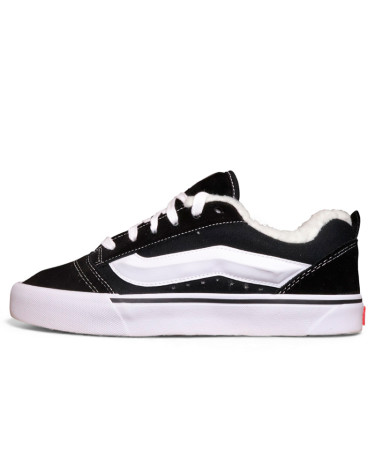 Vans Knu Skool Black White З ХУТРОМ