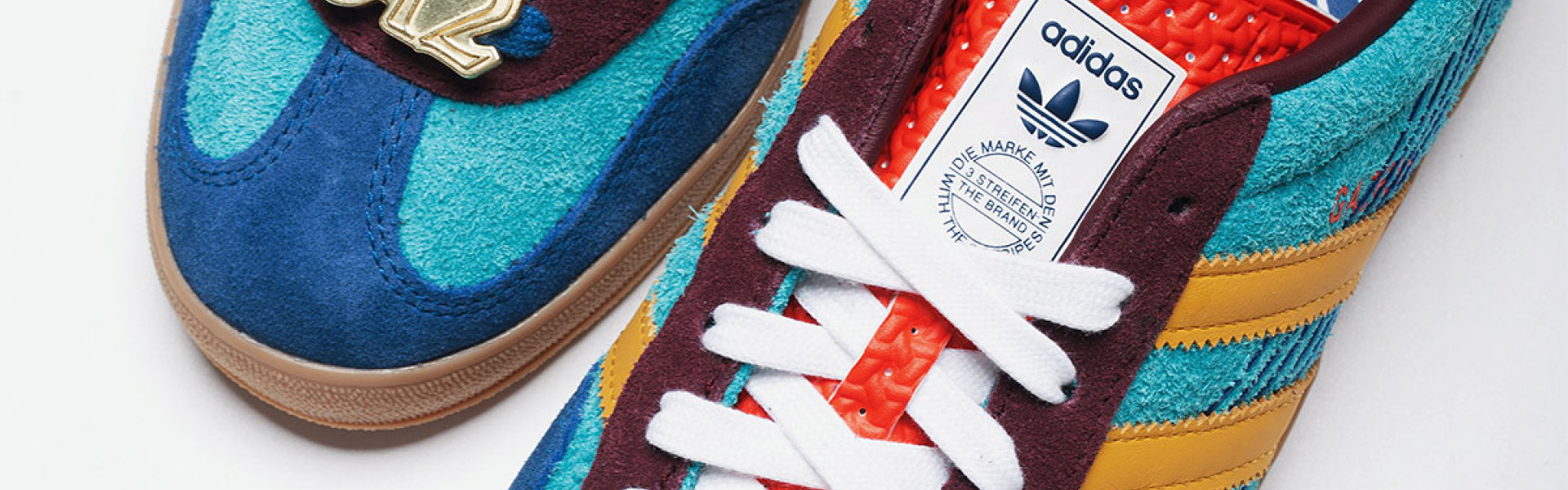 Музика й кеди: Austin’s Kicking It X adidas Gazelle Indoor у блакитних тонах