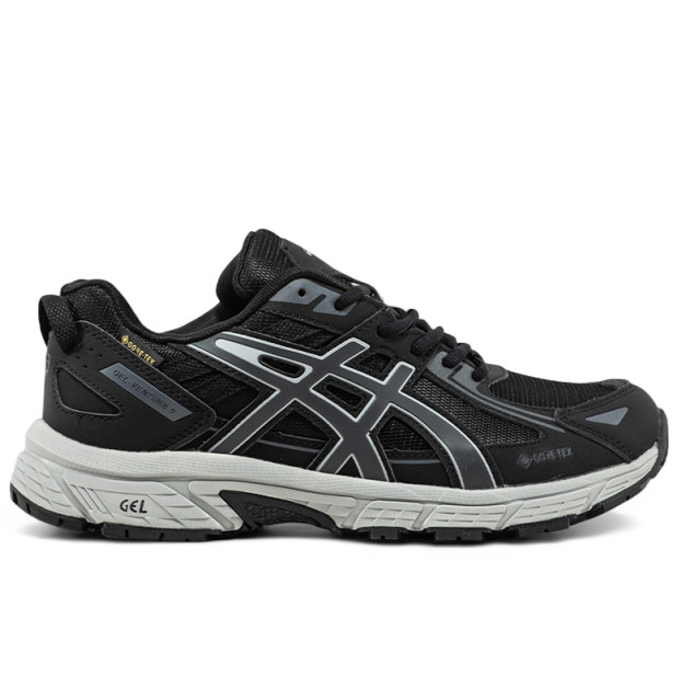 Asics Gel Venture 6 Gore-Tex Black Grey Termo